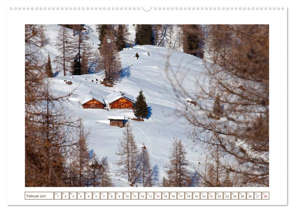 Idyllische Almhütten (CALVENDO Premium Wandkalender 2027)
