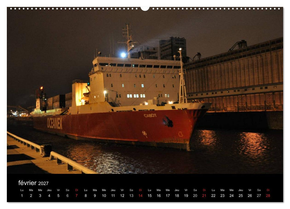 Navires du Saint-Laurent (CALVENDO Calendrier supérieur 2027)