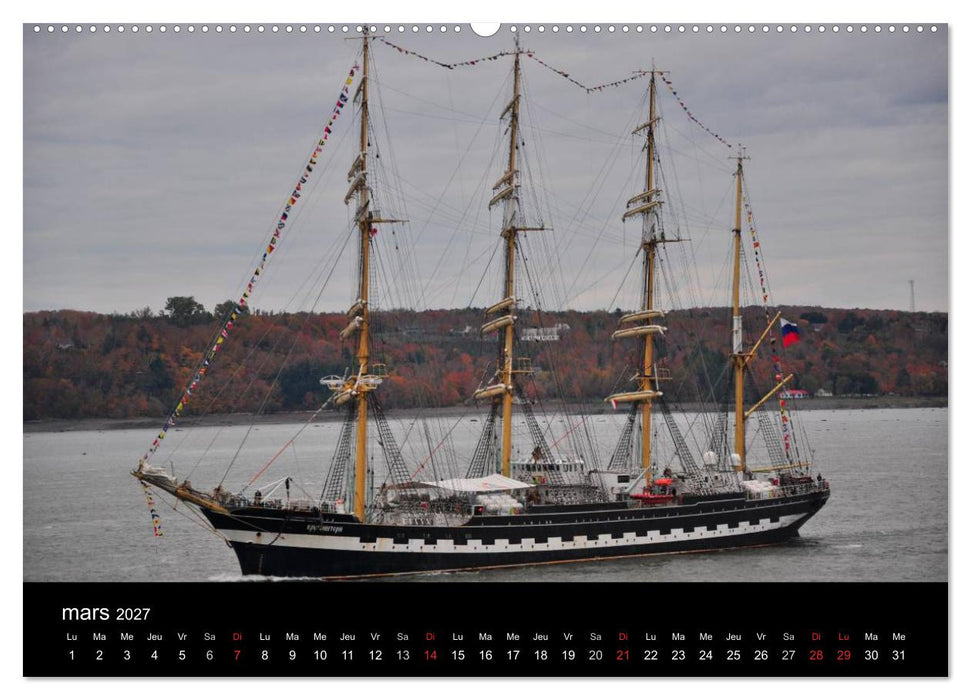 Navires du Saint-Laurent (CALVENDO Calendrier supérieur 2027)