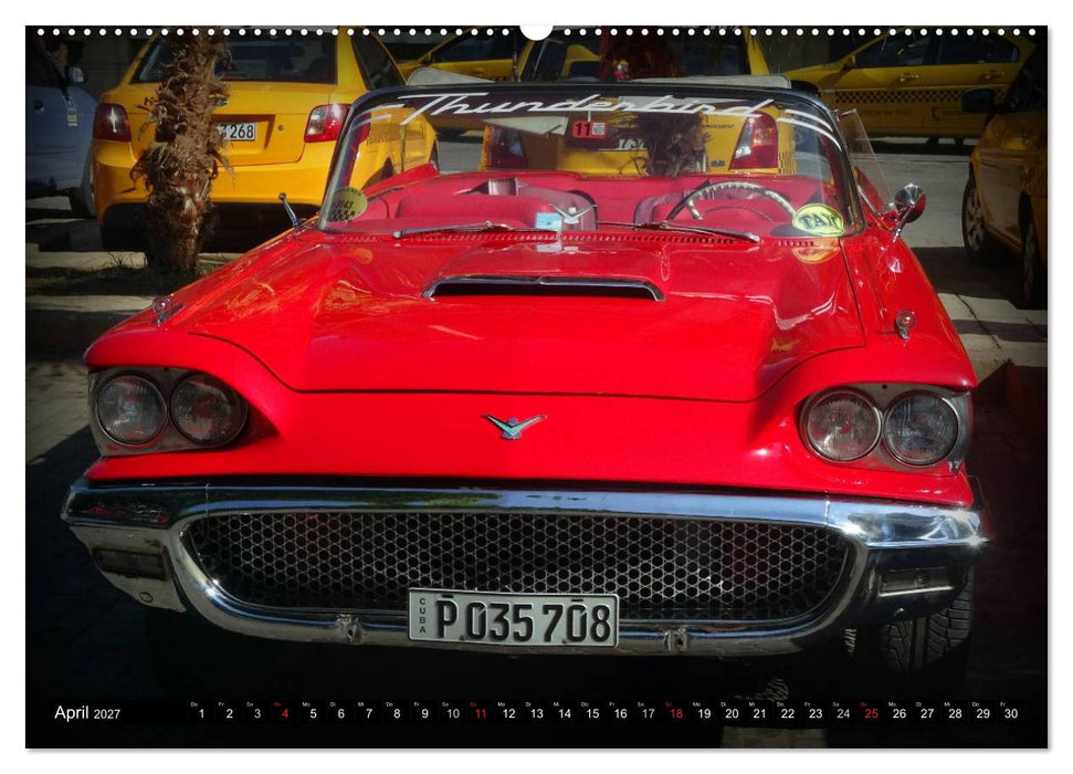 Auto-Legenden: FORD THUNDERBIRD (CALVENDO Premium Wandkalender 2027)