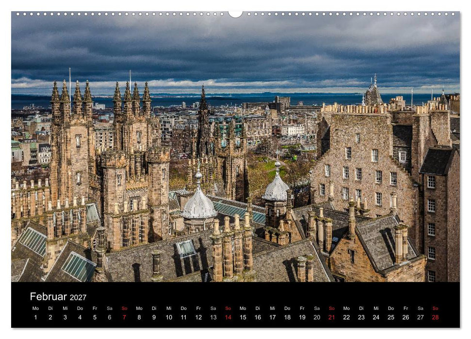 EDINBURGH. Blick. Licht. Wetter. (CALVENDO Wandkalender 2027)