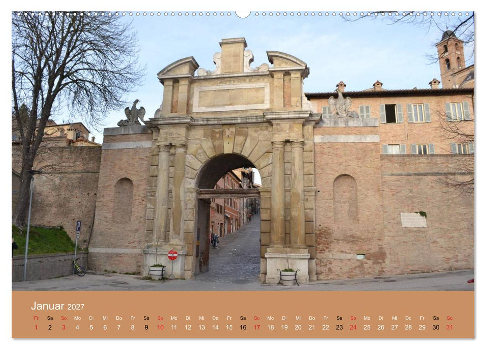 Urbino - Ein Spaziergang durch die Renaissance-Stadt in den Marken (CALVENDO Wandkalender 2027)