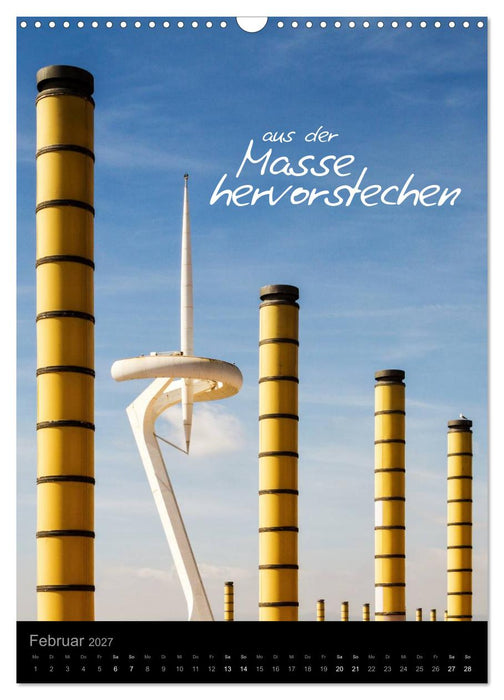 Motivationskalender 2027 (CALVENDO Wandkalender 2027)