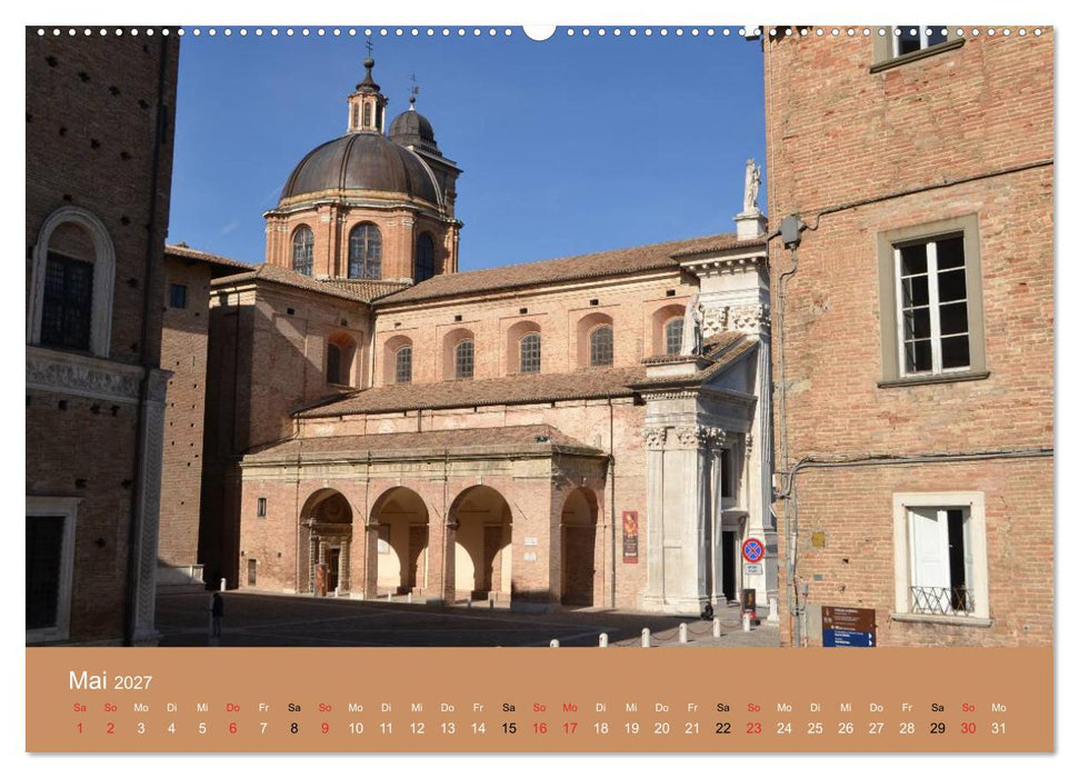 Urbino - Ein Spaziergang durch die Renaissance-Stadt in den Marken (CALVENDO Premium Wandkalender 2027)