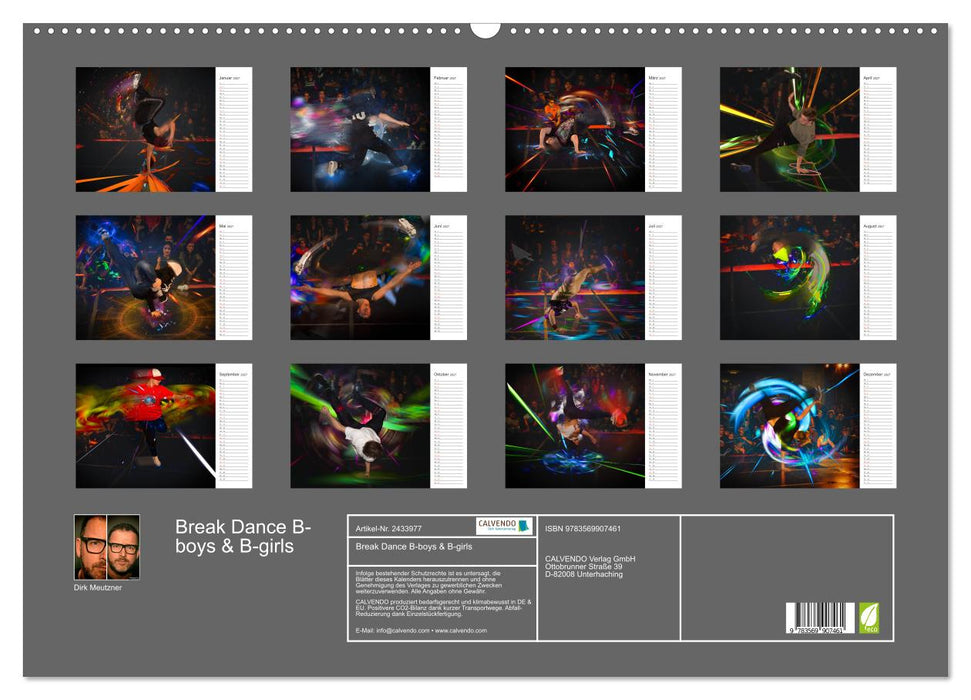 Break Dance B-boys & B-girls (CALVENDO Wandkalender 2027)