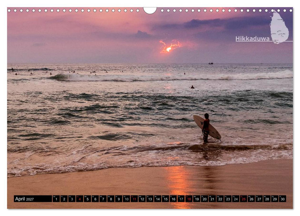 Sri Lanka, eine Reise über die Insel der King Coconut (CALVENDO Wandkalender 2027)