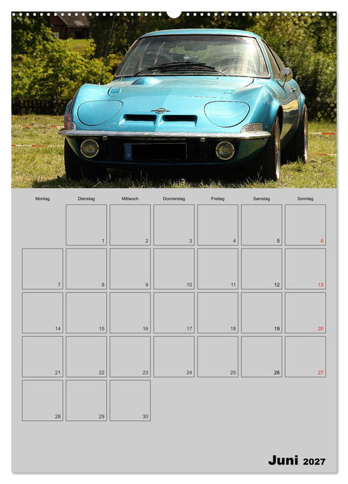 Opel GT Terminplaner (CALVENDO Premium Wandkalender 2027)