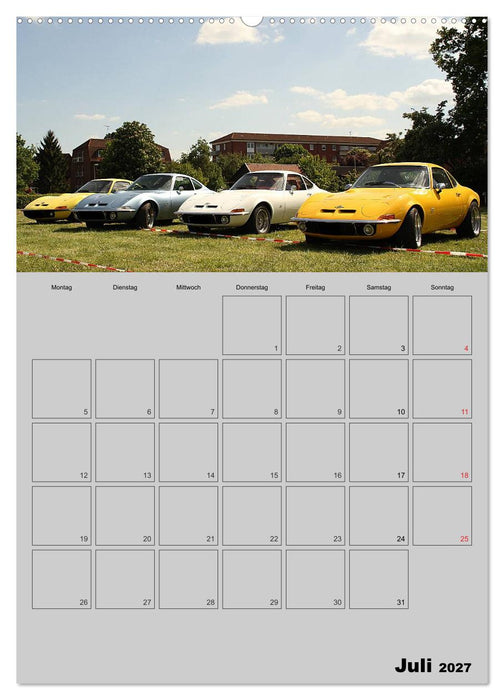 Opel GT Terminplaner (CALVENDO Premium Wandkalender 2027)