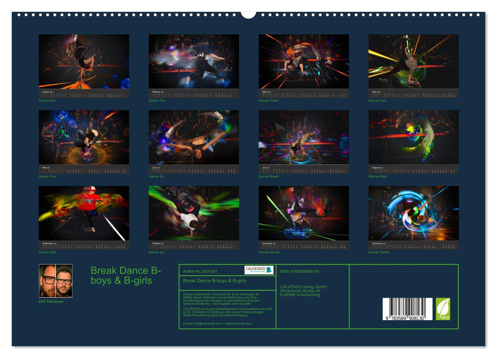 Break Dance B-boys & B-girls (CALVENDO Premium Wandkalender 2027)