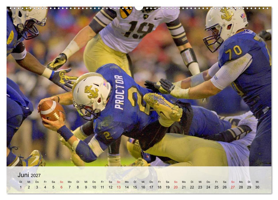 American Football. Nichts für Feiglinge! (CALVENDO Wandkalender 2027)