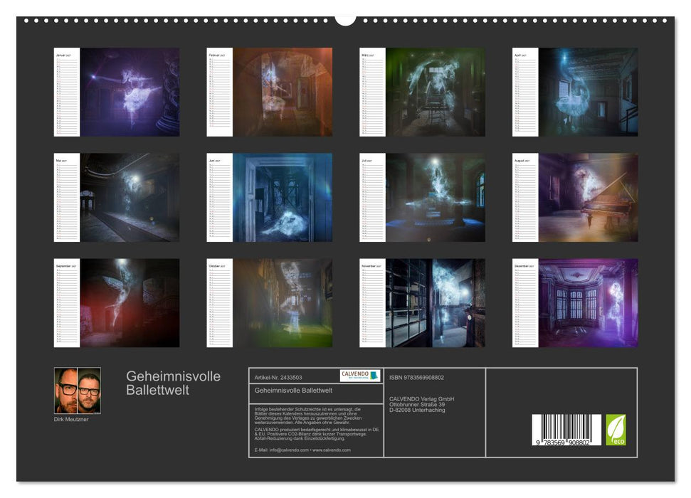 Geheimnisvolle Ballettwelt (CALVENDO Premium Wandkalender 2027)