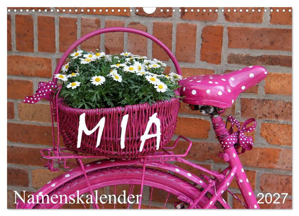 MIA - Namenskalender (CALVENDO Wandkalender 2027)