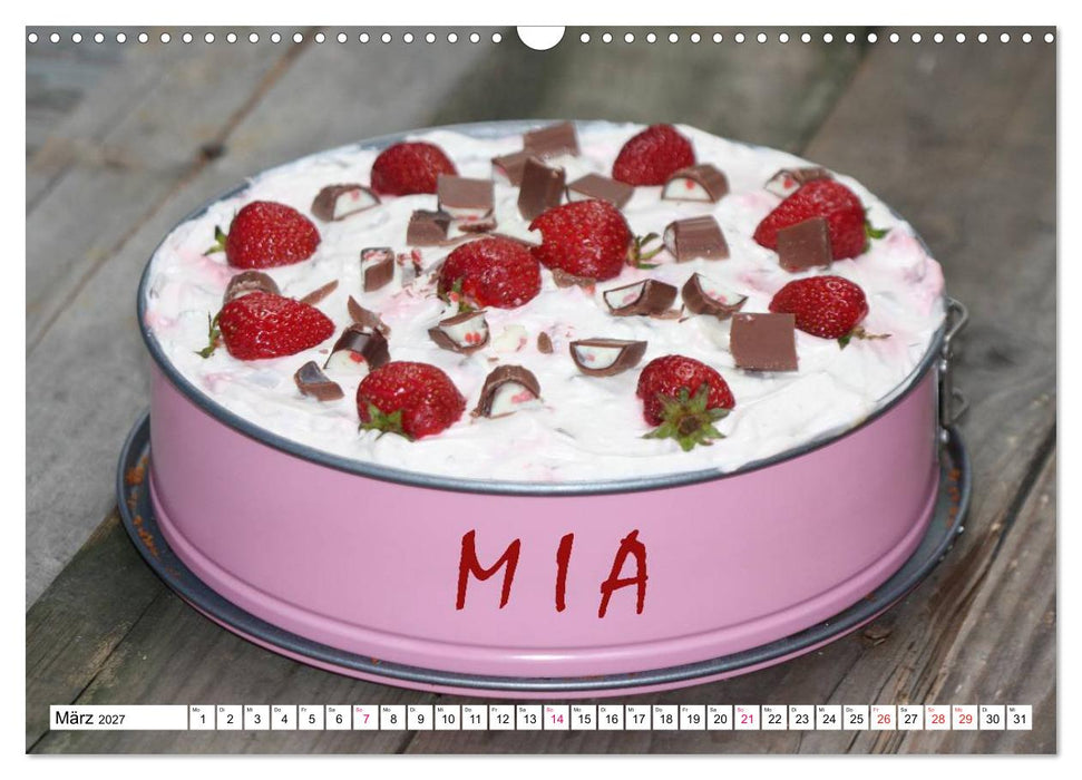 MIA - Namenskalender (CALVENDO Wandkalender 2027)