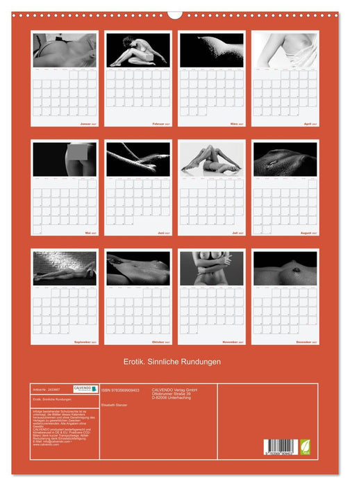 Erotik. Sinnliche Rundungen (CALVENDO Wandkalender 2027)