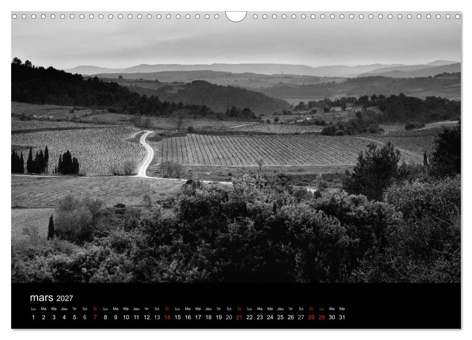 VIGNES DU SUD terroirs d'AOC (CALVENDO Calendrier mensuel 2027)