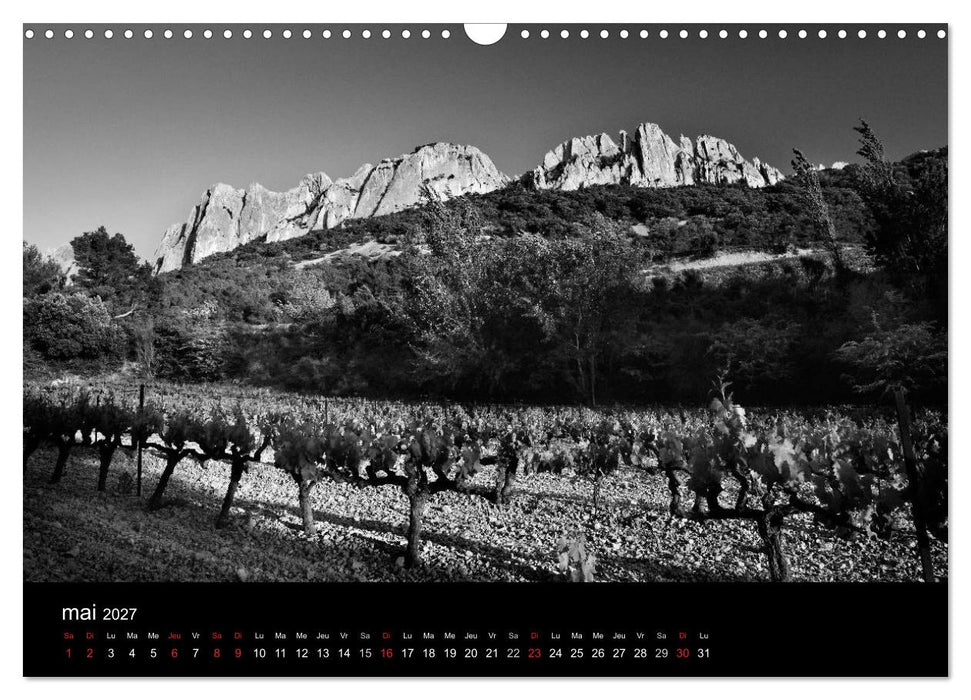VIGNES DU SUD terroirs d'AOC (CALVENDO Calendrier mensuel 2027)
