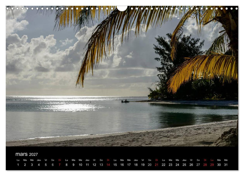 Polynésie française - Magie des îles (CALVENDO Calendrier mensuel 2027)