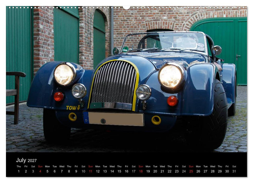 Morgan, the last real sports car (CALVENDO Premium-Calendar 2027)