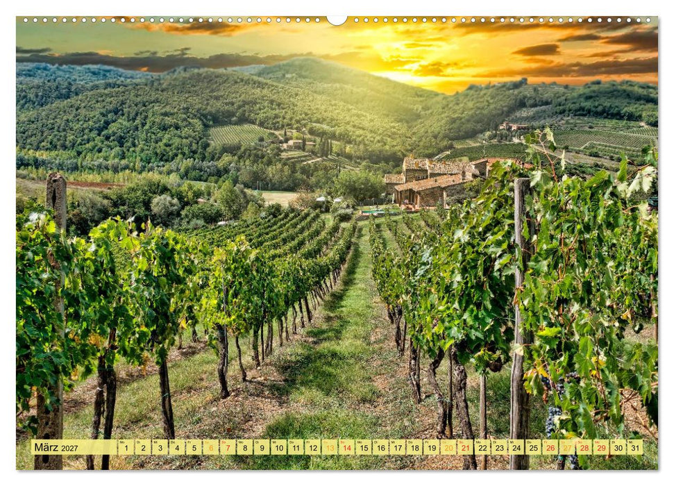 Bühne frei für die Toskana (CALVENDO Wandkalender 2027)
