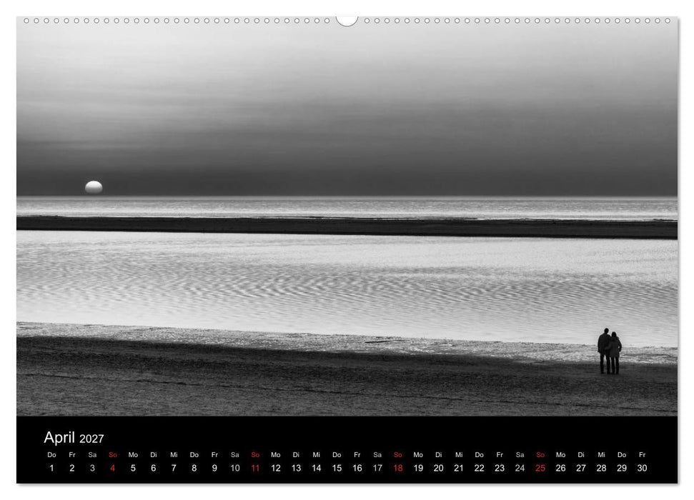 Ost-Friesische Schwarz-Weiß-Ansichten (CALVENDO Wandkalender 2027)