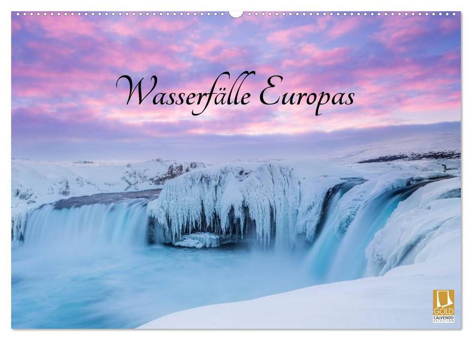 Wasserfälle Europas (CALVENDO Wandkalender 2027)