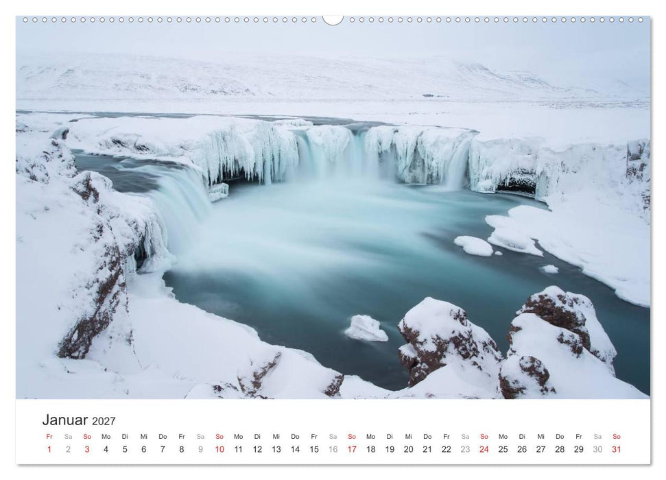 Wasserfälle Europas (CALVENDO Wandkalender 2027)
