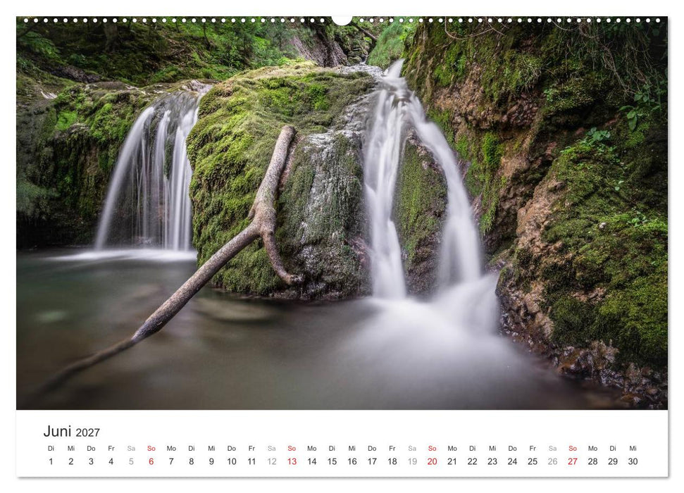 Wasserfälle Europas (CALVENDO Wandkalender 2027)
