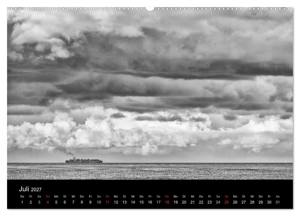 Ost-Friesische Schwarz-Weiß-Ansichten (CALVENDO Premium Wandkalender 2027)