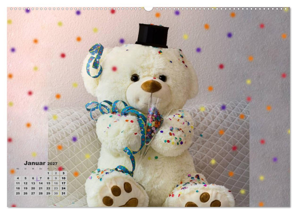 Teddys, wollen wir Kalender anschauen? (CALVENDO Premium Wandkalender 2027)