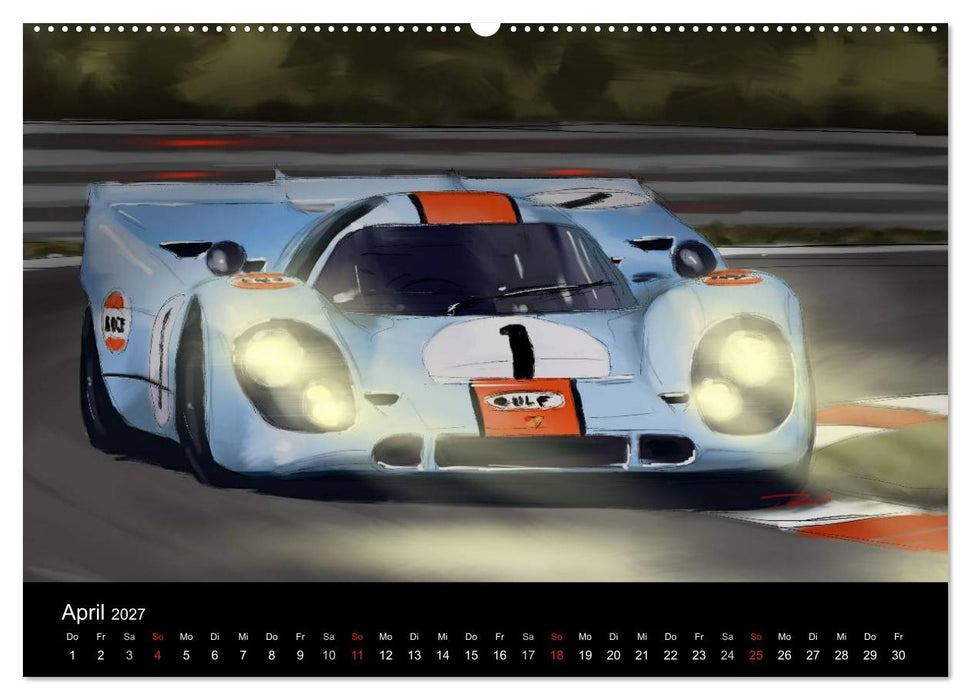 Classic Car Art by Reinhold Art´s (CALVENDO Premium Wandkalender 2027)