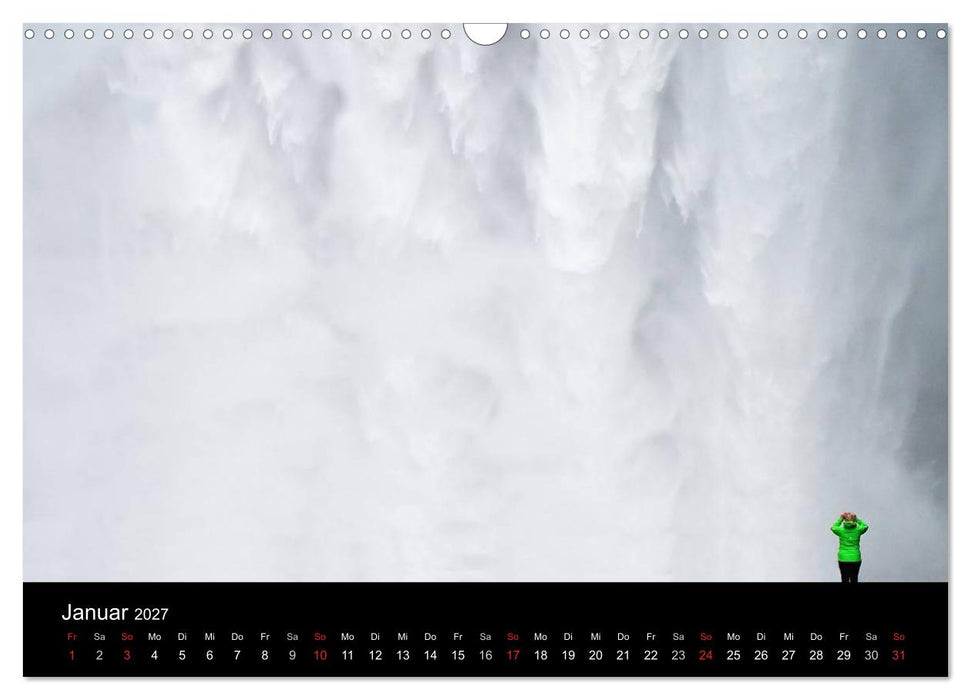 Island - Insel aus Feuer und Eis (CALVENDO Wandkalender 2027)