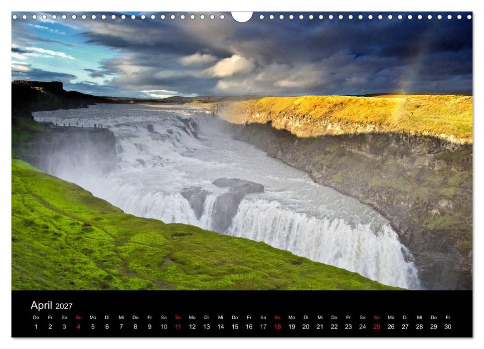 Island - Insel aus Feuer und Eis (CALVENDO Wandkalender 2027)