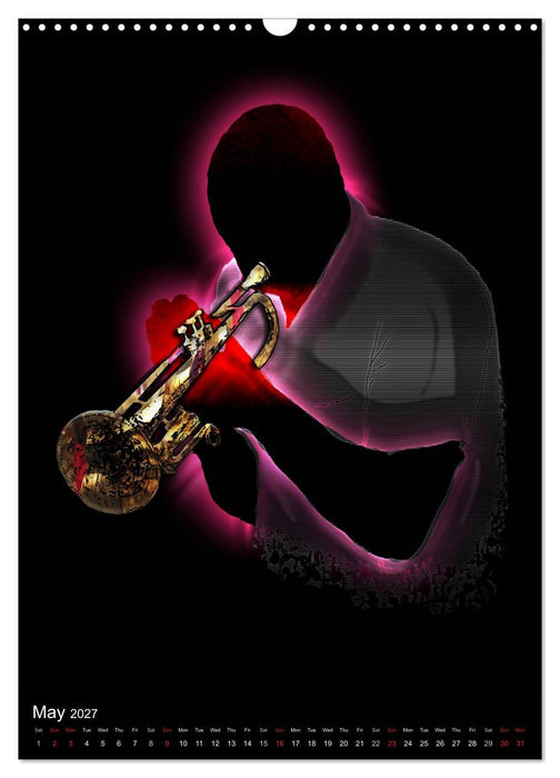 Jazz Over Time (CALVENDO Monthly Calendar 2027)