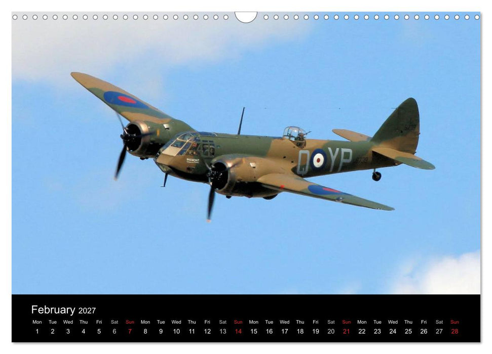 Battle of Britain collection 75th Anniversary (CALVENDO Monthly Calendar 2027)