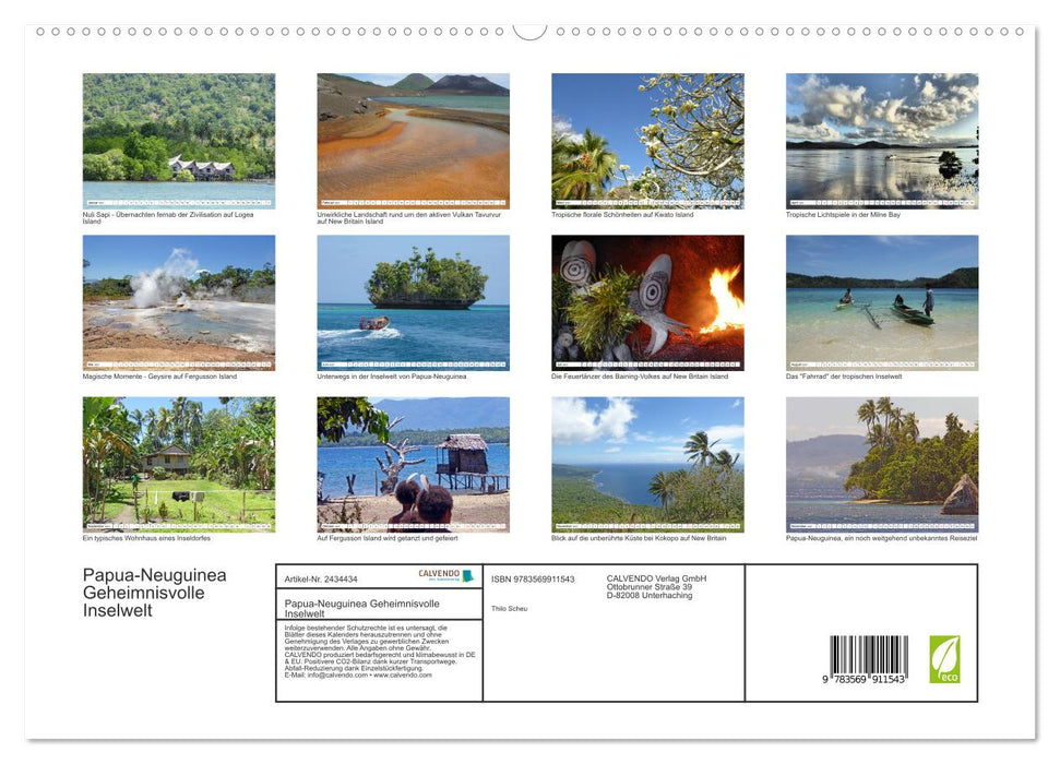 Papua-Neuguinea Geheimnisvolle Inselwelt (CALVENDO Premium Wandkalender 2027)