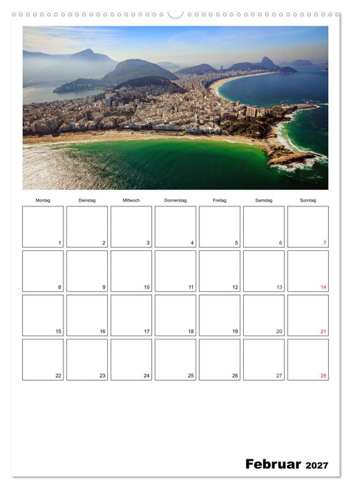 Brasilien. Wo die Sonne wohnt (CALVENDO Wandkalender 2027)
