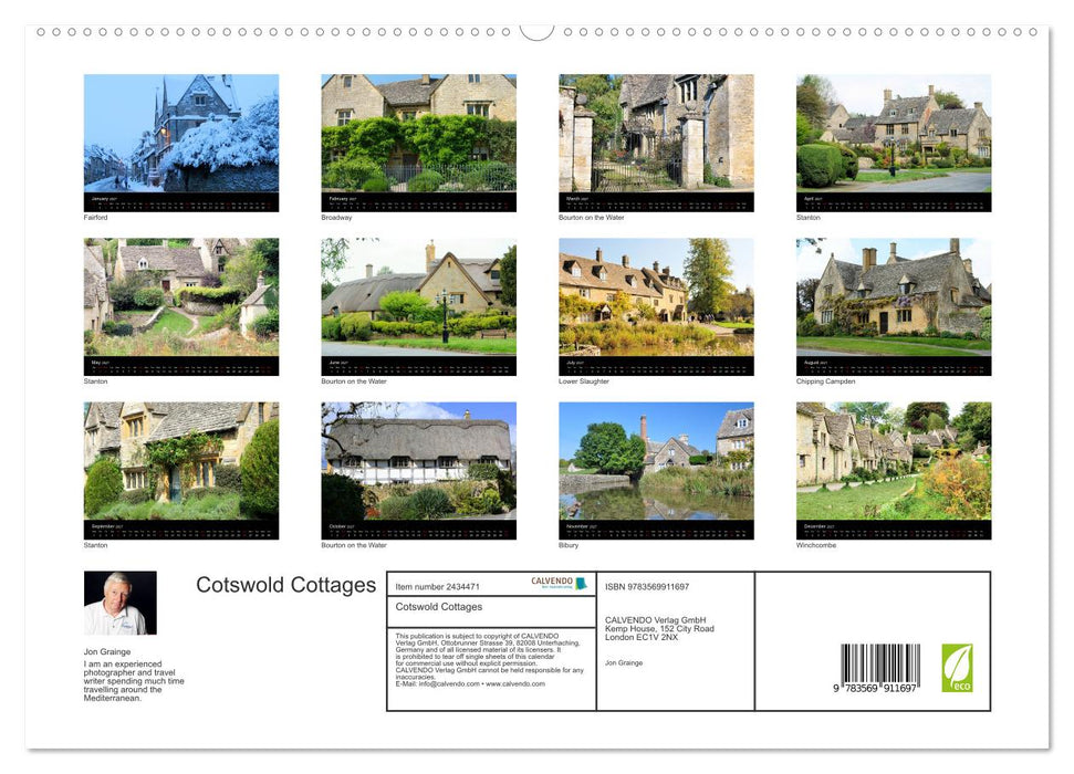 Cotswold Cottages (CALVENDO Premium-Calendar 2027)