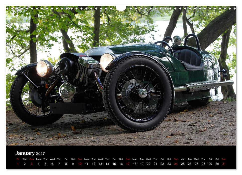 Morgan, the last real sports car (CALVENDO Monthly Calendar 2027)