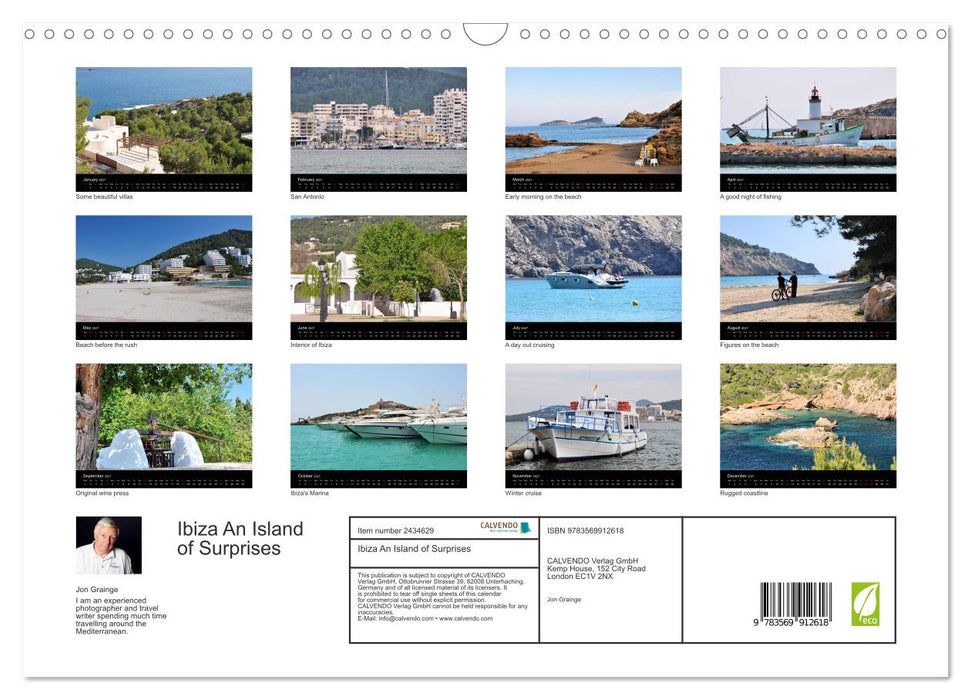 Ibiza An Island of Surprises (CALVENDO Monthly Calendar 2027)