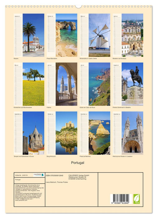 Portugal (CALVENDO Premium Wandkalender 2027)