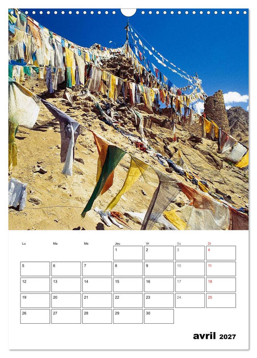 L'Inde du Nord (CALVENDO Calendrier mensuel 2027)