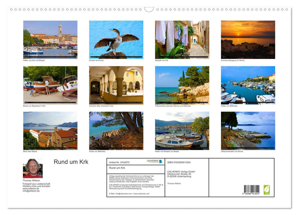 Rund um Krk (CALVENDO Wandkalender 2027)
