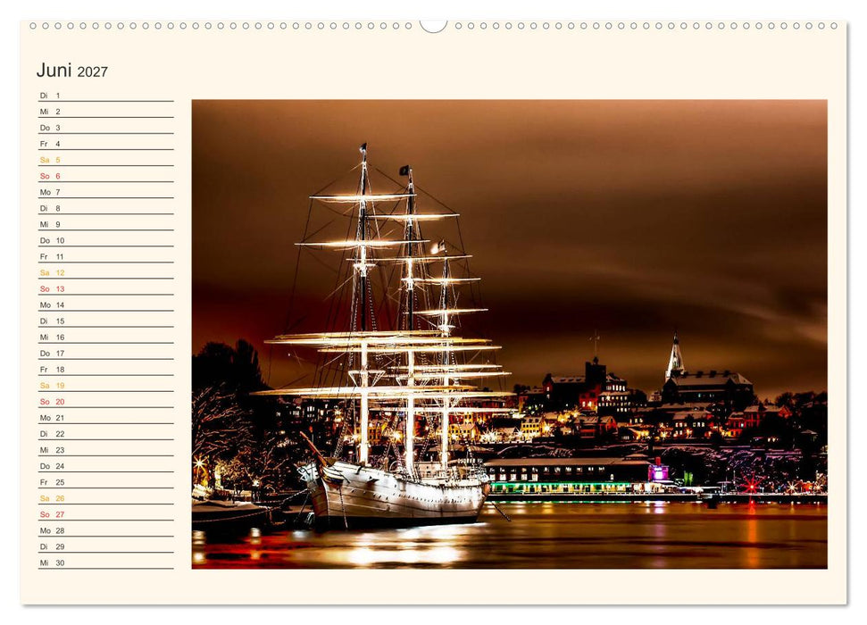 Stockholm - Venedig des Nordens (CALVENDO Premium Wandkalender 2027)