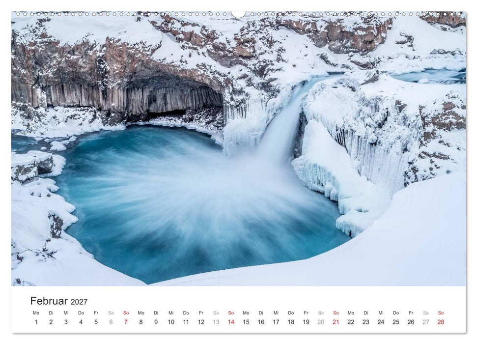 Wasserfälle Europas (CALVENDO Premium Wandkalender 2027)