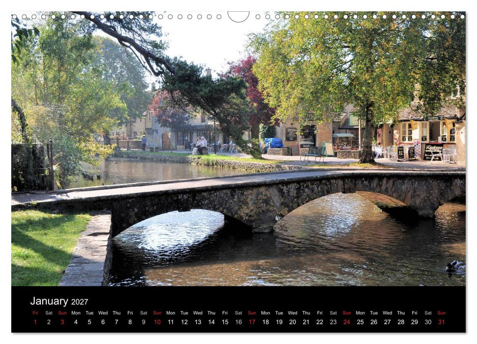 Cotswold Towns (CALVENDO Monthly Calendar 2027)