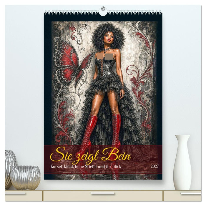 Sie zeigt Bein (CALVENDO Premium Wandkalender 2027)