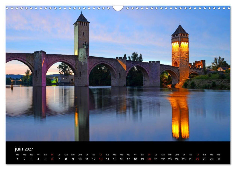 Occitanie (CALVENDO Calendrier mensuel 2027)