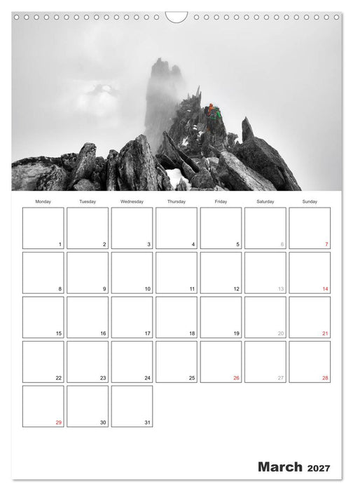 EXPLORING ALPS (CALVENDO Monthly Calendar 2027)
