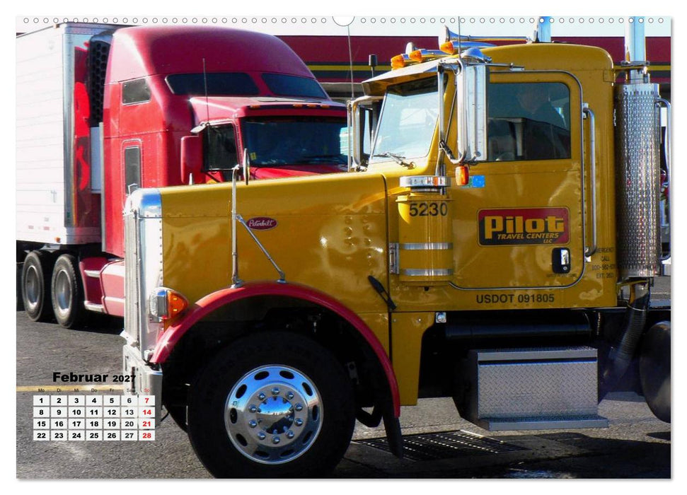 US-Trucks. Faszination Langhauber (CALVENDO Premium Wandkalender 2027)