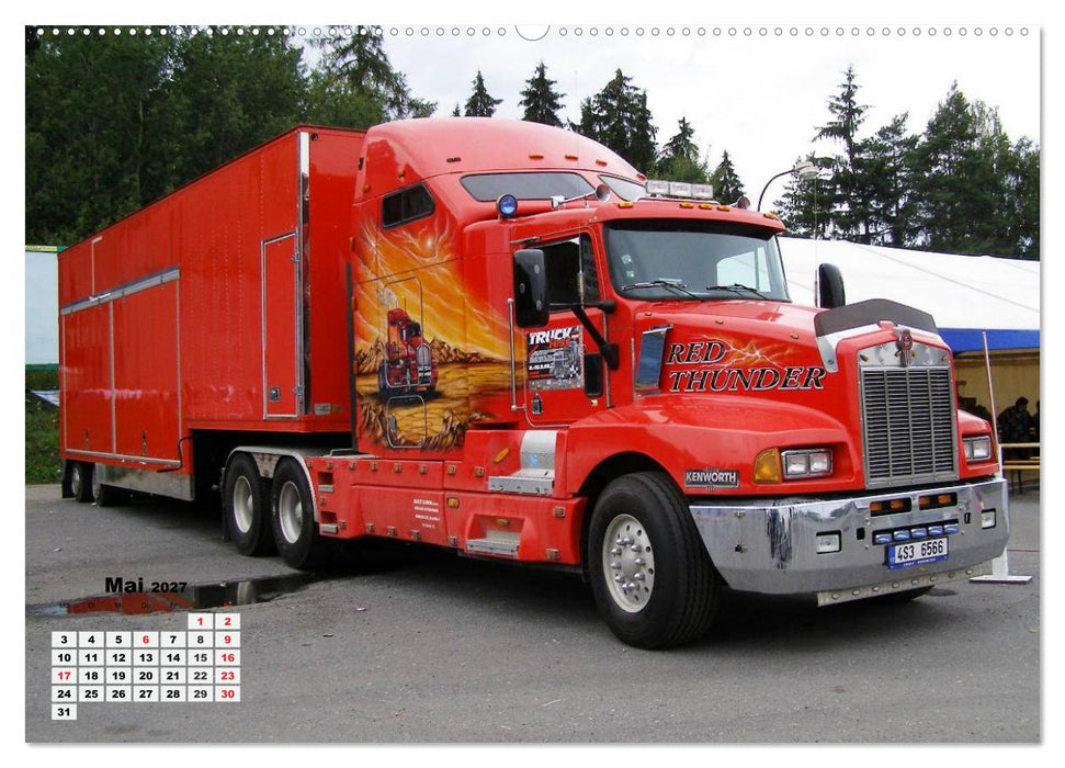 US-Trucks. Faszination Langhauber (CALVENDO Premium Wandkalender 2027)